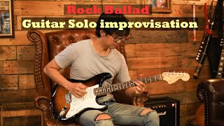 Rock Ballad guitar solo improvisation - Zeus custom khonkaen