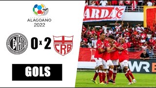 CRB Campeão Alagoano de 2022 gols do Título