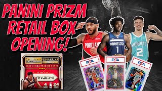 *24 Prizm Packs!* 2020-21 Panini Prizm NBA Basketball Retail Box Opening! LaMelo & Carmelo Pulls!