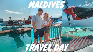 MALDIVES TRAVEL DAY FROM DUBAI - Stormy arrival into our resort!