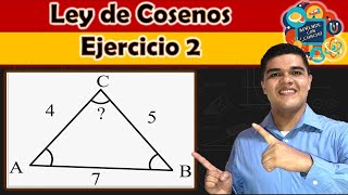 Trigonometría - Ley de cosenos triángulos oblicuángulos, Ejercicio 2