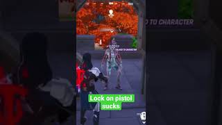 I ❤️ Lock on Pistol #fortnite #fortniteupdate