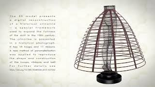 Crinoline (1860, 16 hoops) - a 3D reconstruction