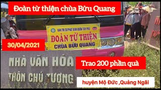 Trao 200 phần quà cho bà con huyện Mộ Đức, Quảng Ngãi