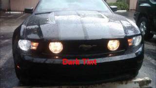 Rvinyl.com review. Fog light tint install and removal process. 2011 Mustang.