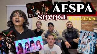 AESPA SAVAGE REACTION