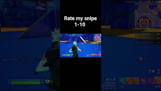 Rate my snipe 1-10 @slopppygames  #fortnite #clipped #crazy #snipe #sniper #forniteclips