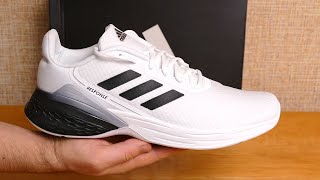 Adidas Men's Response Sr Running Shoe Unboxing.  White/Black/Glory Grey