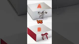 choose your box A VS B #viralvideo #giftbox #youtubeshort #gift #choosebox #youtube