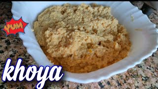 How to make Khoya | Unsweetened  Khoa | Instant Khova | Homemade Mawa | Milk Fudge | Kova | akanksha