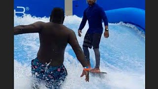 HOPE HE'S OK! SURFING GONE WRONG😫 #TheGroveResorts #Shorts #Surfing