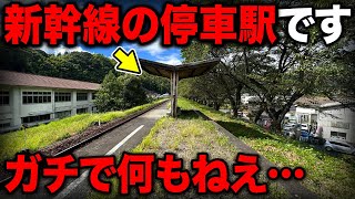 【秘境】利用者が少なすぎる新幹線駅に行ったら、衝撃の光景が…