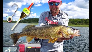 The BEST Way to Catch Mid-Summer Walleyes (Bobberscoping)