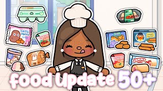 The ULTIMATE FOOD UPDATE! (50+ FOODS) 🛒 | With Voices 📢 | Toca Life World