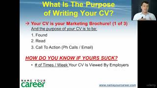 What Is The Purpose of A CV? - Resume and CV Writing Tutorial