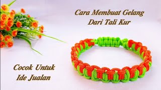 Cara Membuat Gelang Dari Tali Kur Mudah Dan Simple | Ide Jualan Gelang Tali