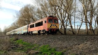 🇭🇺 Ünnepi Csörgős gyorsvonat halad Balatongyörökön Szombathely felé | 2023.03.15. | 🚆2023#10