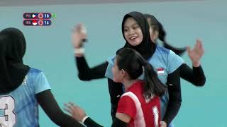 Philippines VS Indonesia Women's Division _ SEA Games 2019 | Highlights _Volleyball