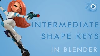 How to create INTERMEDIATE SHAPE KEYS - Blender Tutorial 3/3