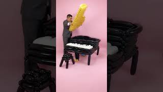 #Short Make a piano out of balloons | Creative Balloon Twist