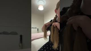 🫶🏻💤🥱 #fypシ゚viral #christmas #viralvideo #blowup #night #plait #hairstyle #sleep #commemt  #ily