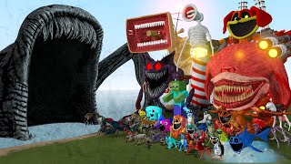 ZOONOMOLY SEA EATER VS ALL MONSTERS Garry's Mod