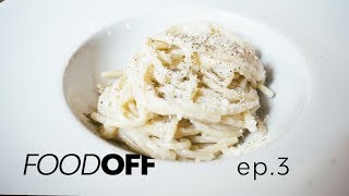 La cacio e pepe "di manico" - La ricetta dello Chef Mario Boni | FOODOFF | Episodio 3