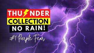 ⚡Thunder Fear No Rain (Amazing Purple Lightning 🤩) || महाकाव्य बैंगनी गड़गड़ाहट। || Tiếng sấm sử thi