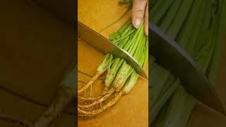 Let's cut Spinach #satisfying #trendingshorts #trendingvideo #trending #viralshorts #viralvideo