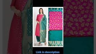 Attractive Cotton Jacquard Dress Material With Dupatta #shorts #viral #video #fabric