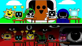 Incredibox Sprunki Mr Fun Computers Normal Versions Vs Horror Versions | Sprunki Mods