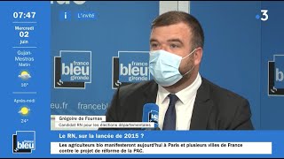 Grégoire de Fournas sur France Bleu Gironde 02/06/21