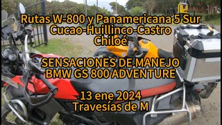 Chiloé. Cucao a Castro en una BMW GS 800 Adv. Sensaciones de manejo. 13 ene 2024