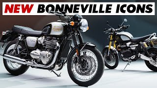 New 2025 Triumph Bonneville Icon Editions Announced! (T100, T120, Scramblers, Bobber & More)