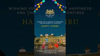 Happy Lohri! Warmth, sweetness, and joy to you! #labhgarhpalace #lohriwishesvideo