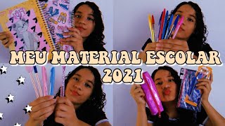 MEU MATERIAL ESCOLAR 2021/ BACK TO SCHOOL ✨✏️