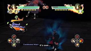 Naruto Shippuden Ultimate Ninja Storm 3 Itachi team suport extra hit chance combo into super