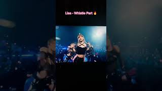 Lisa being a stage master in coachella🔥🔥🔥#blackpink#lalisa#whistle#lisa#blackpinkcoachella#shorts