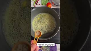 Palak Paneer #recipeoftheday #palakpaneer #spinachrecipe #homerecipe #indianrecipes #quickrecipe