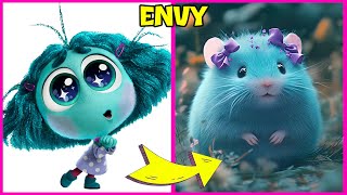 INSIDE OUT 2 Movie Characters as PETS + Guess the Inside Out 2 Character By Their Coffin Dance Song