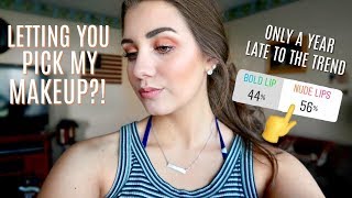 LIFE UPDATE & I LET MY INSTA FOLLOWERS PICK MY MAKEUP!! | Allyssa Roberson