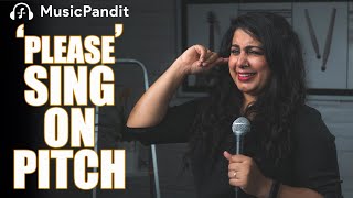 How to Stay on Pitch | Music Pandit | Tips & Tricks | Learn to Sing Online | Serah John