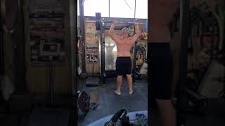 120kgx5 Overhead press