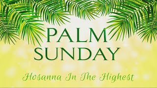 Hosanna In The Highest | 8:30 am Service | 3/24/24