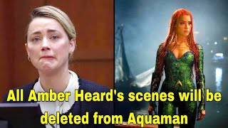 Amber Heard Is FINISHED! | Warner Bros REMOVES Her From Aquaman 2 After Losing To Johnny Depp? Today