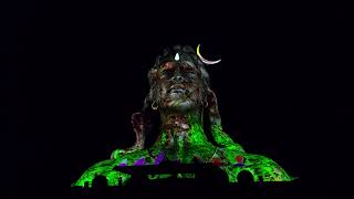 COIMBATORE ISHA ADIYOGI SHIVA STATUE - 3D laser SHOW _ Part 2