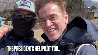 Helitour in the Himalayas with the president of Nepas`s pilot!