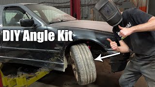 Budget E36 Drift Car Coilovers + Welded Knuckles/Extended Control Arms