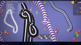 Snake gameplay worm zone io walkthrough live top 1 trending #gammathi ios android