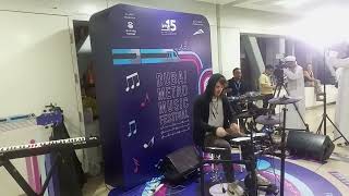 Dubai Metro Music Festival at Burj khalifa Dubai Mall Metro station exit 2 #love #music #dubai #diy